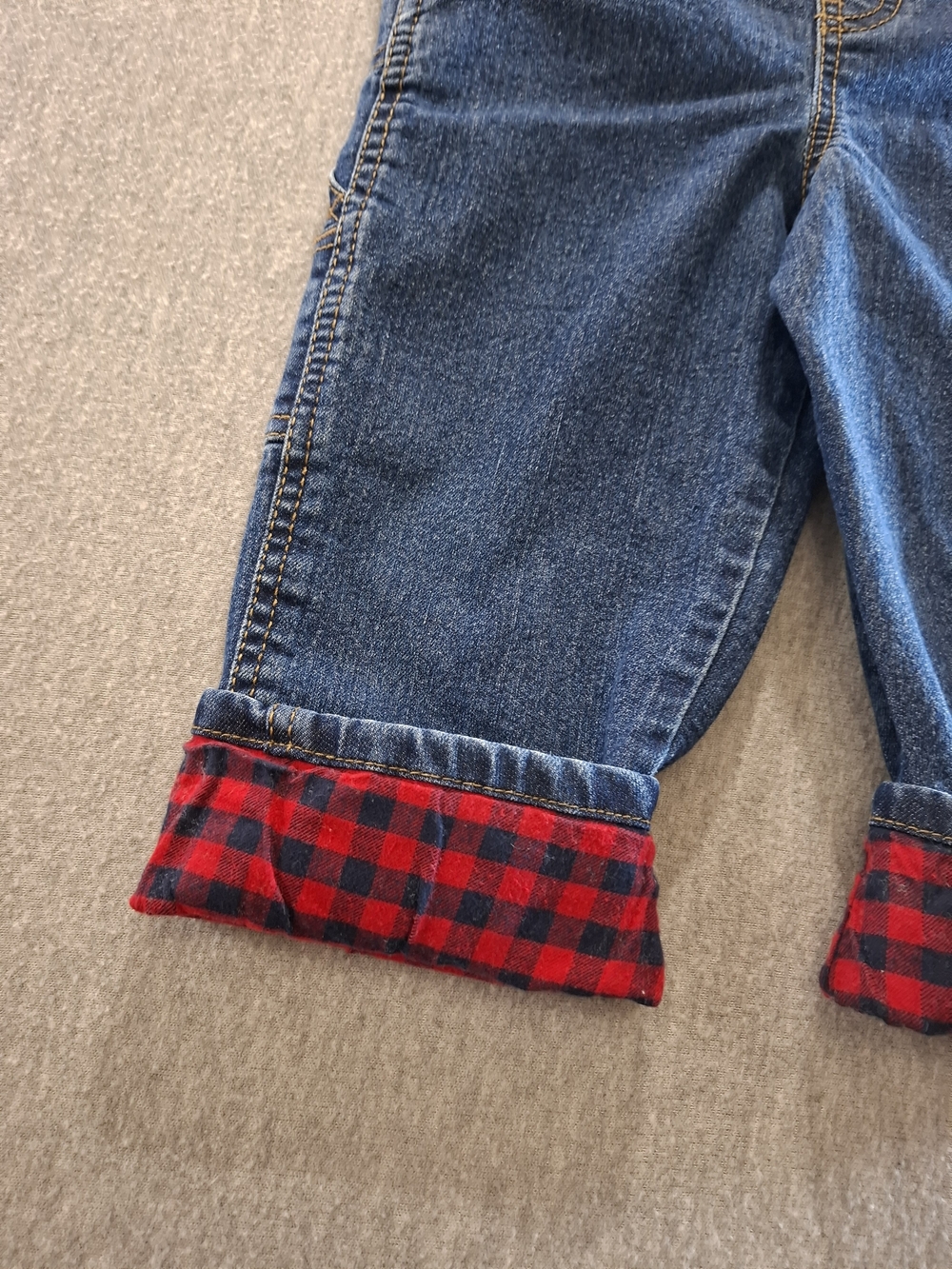 Vintage OshKosh B'gosh Blue Denim Kids Overalls - Picture 6 of 15